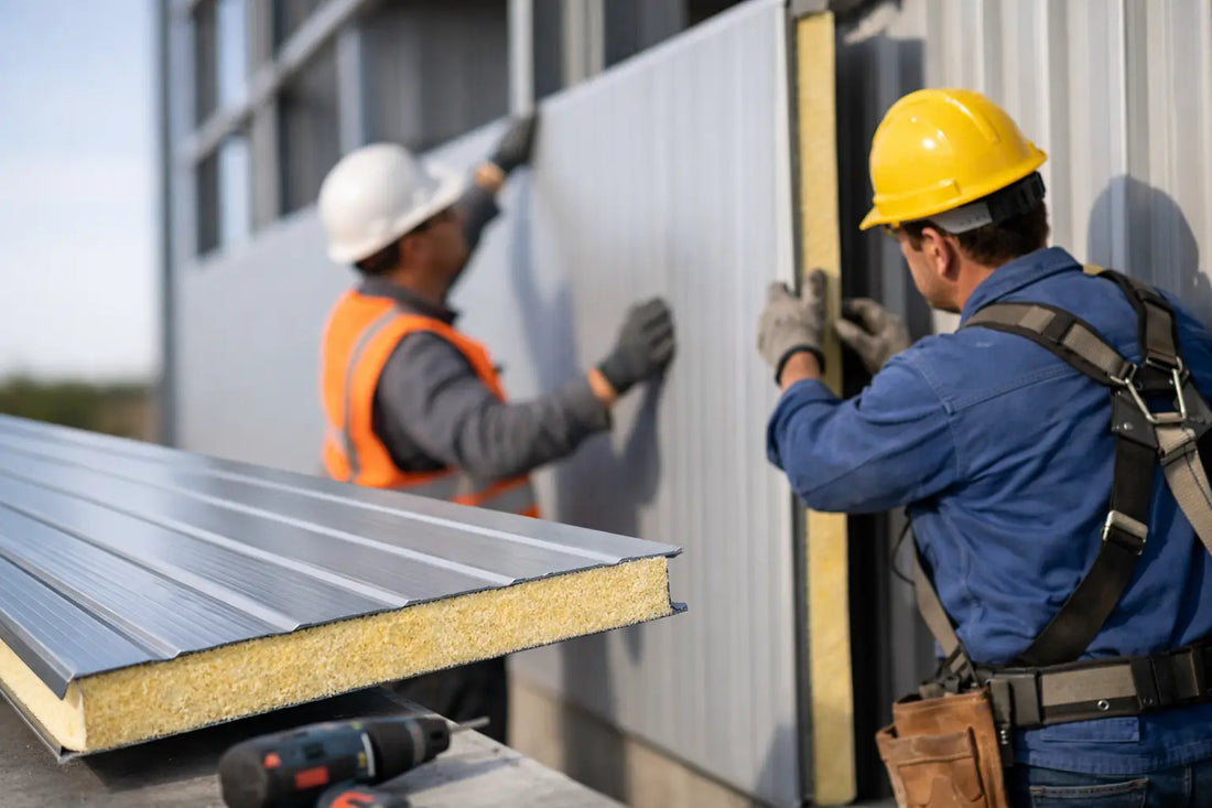 How to Install Insulated Metal Wall Panels
