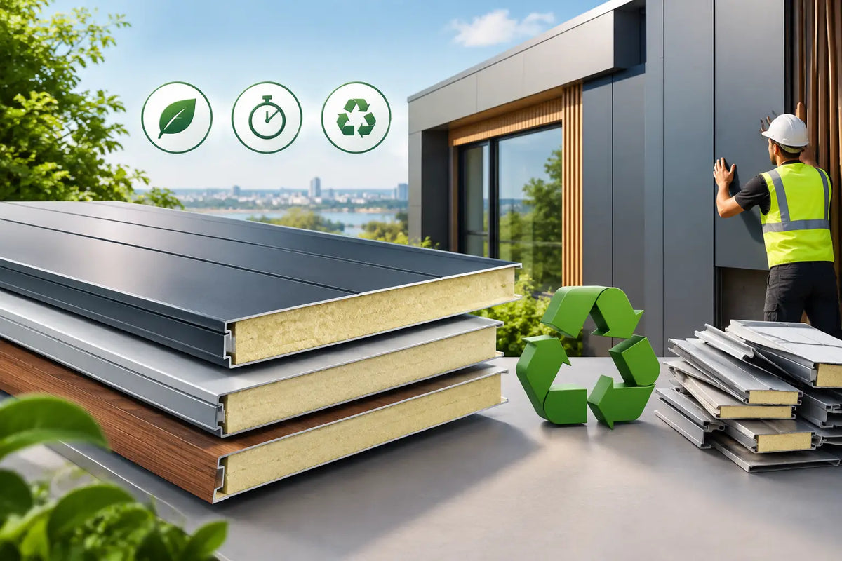 Sustainable Cladding That Cuts Work and Waste
