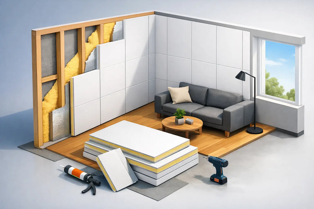 How to Clad Interior Walls With Insulated Panels