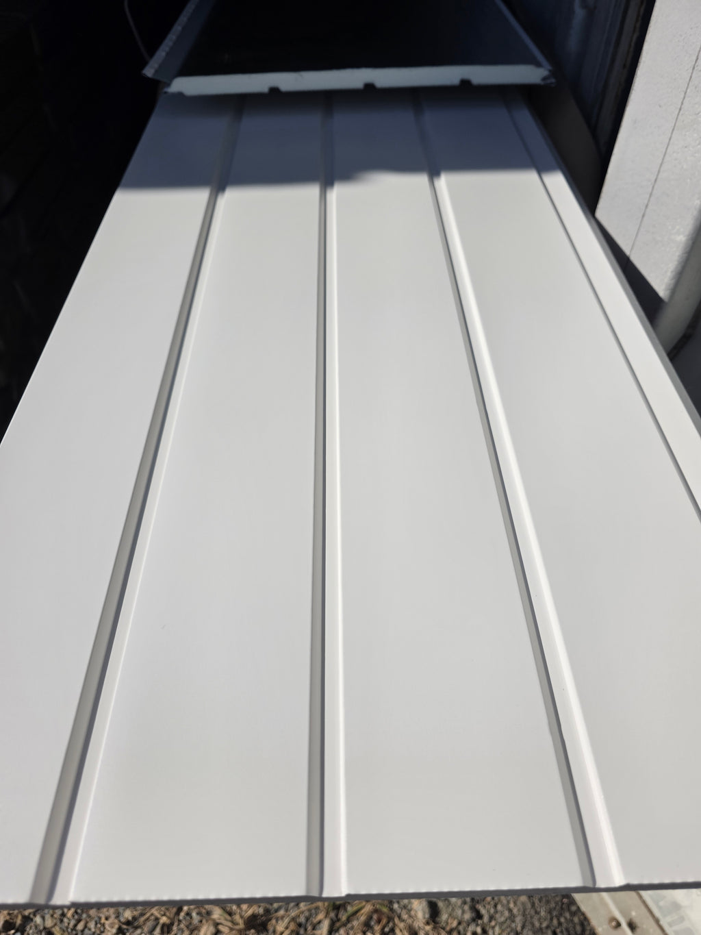 Insulated Metal Siding Panel- New White