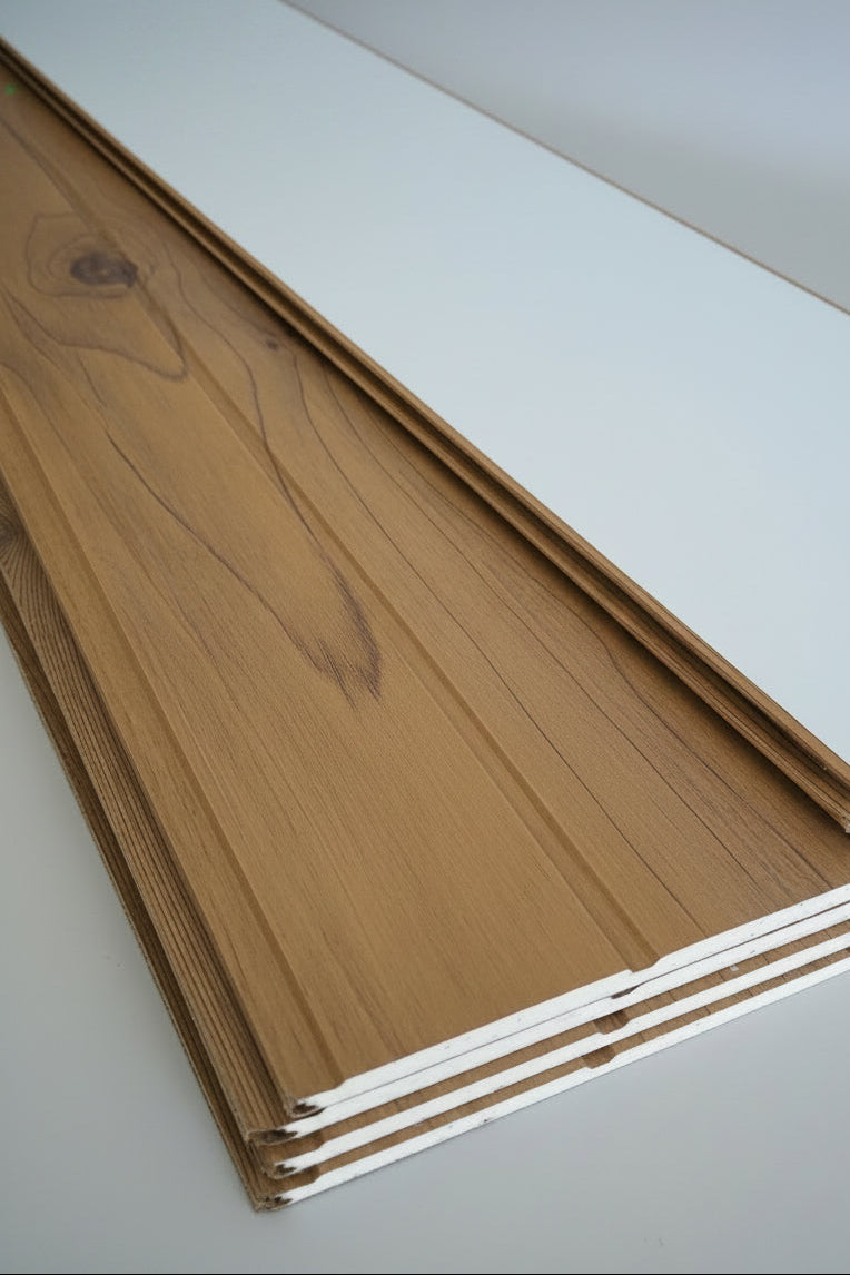 Insulated Metal Siding Panel- Wood