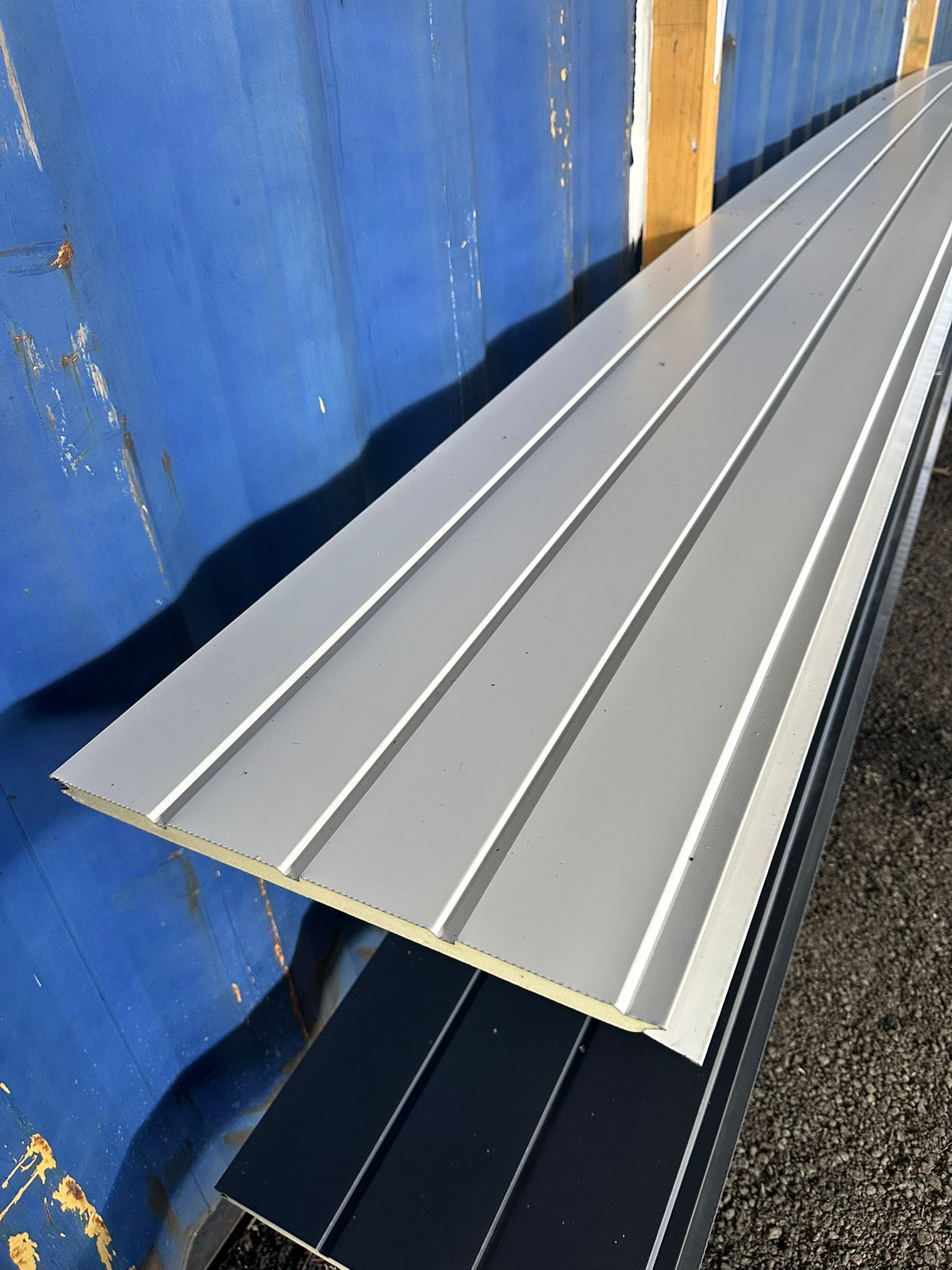 Insulated Metal Siding Panel- New White